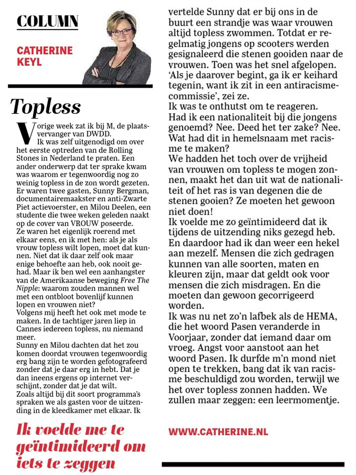 Column Catherine Keyl