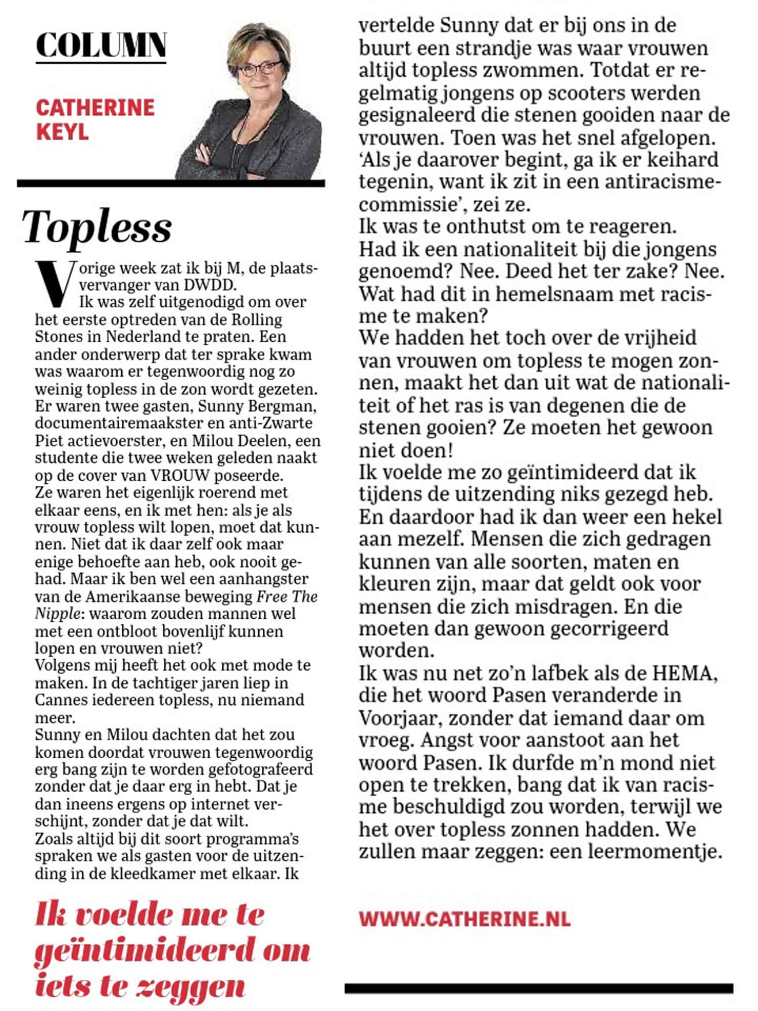 Column Catherine Keyl