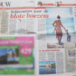 Actievoeren voor de blote boezem (Vrouw)