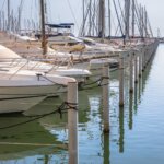 Marina with yachts