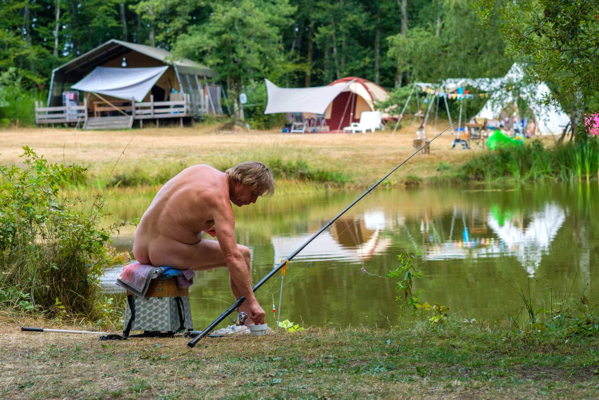 La France, Boussac, Camping Creuse Nature. FOTO: Gerard Til / Creuse Nature